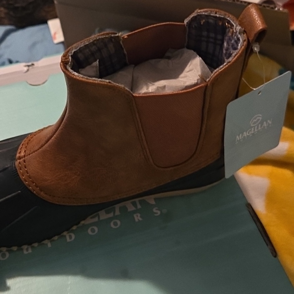 ❣️🦆MAGELLAN OUTDOORS🏔 WATERPROOF🌧 SLIP ON DUCK BOOTS SIZE 6 ❗️NWT❗️ - Picture 4 of 10